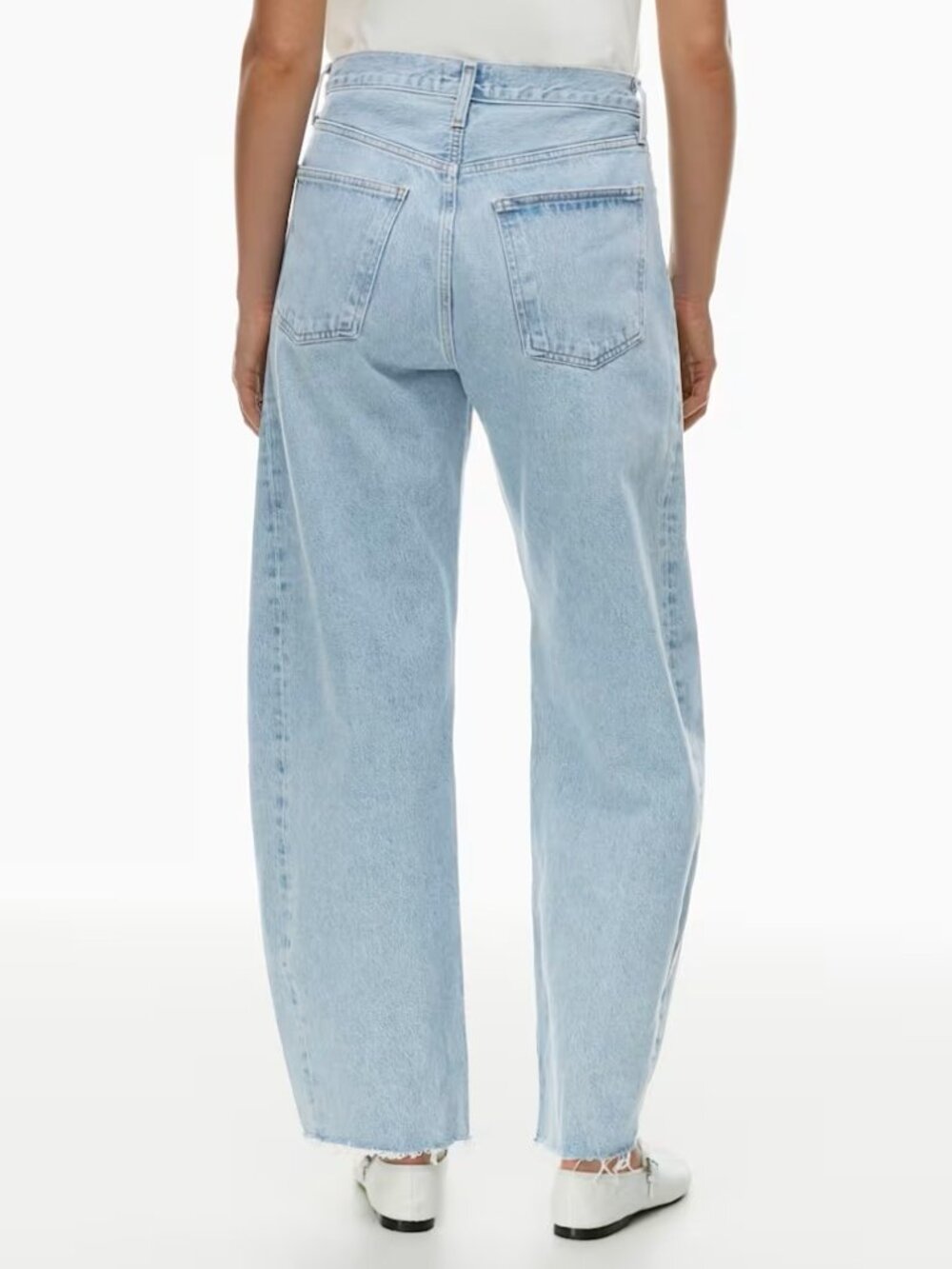 AGOLDE Luna Pieced/High Rise Tapered Jeans Size 24 - Picture 2 of 8